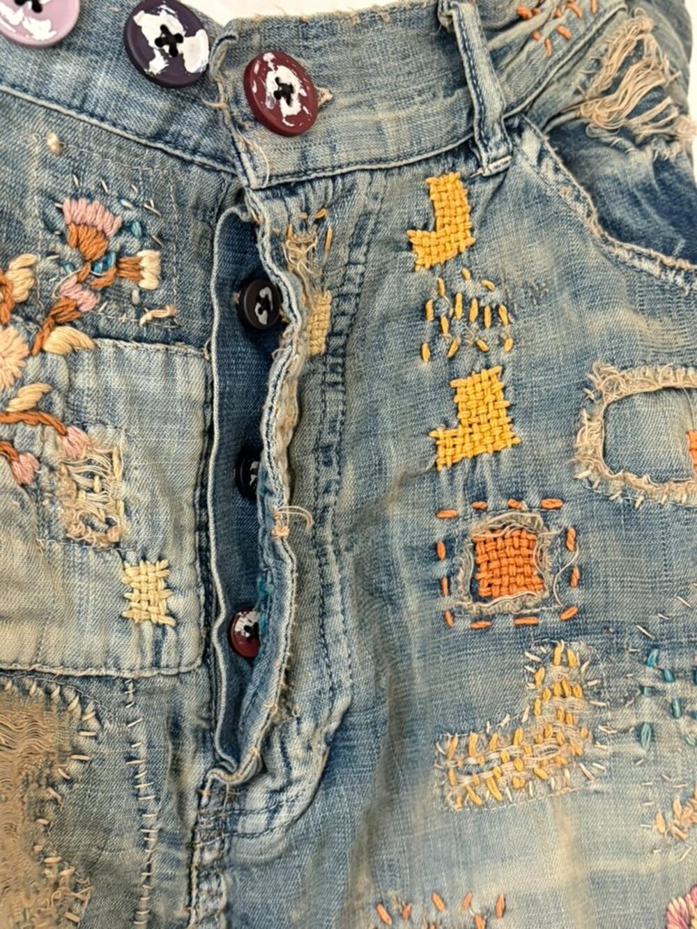 NEW Magnolia Pearl Rosarian Miner Denims, Washed Indigo OS - Picture 6 of 16